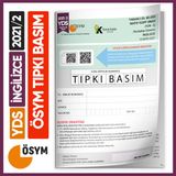 YDS 2021/2 ÖSYM Tıpkı Basım Çıkmış Soru Türkiye Geneli Deneme Kitapçığı - Kara Kutu Yayınları