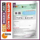 YDS 2023/1 ÖSYM Tıpkı Basım Çıkmış Soru Türkiye Geneli Deneme Kitapçığı - Kara Kutu Yayınları