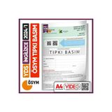 Yds 2024/1 Ösym Tıpkı Basım Çıkmış Soru Deneme Kitapçığı Yeni Baskı Video Çözümlü Türkiye Geneli