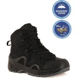 YDS ASTOR MID CUT Bot Siyah Nefes Alan Hakiki Nubuk Deri Erkek Outdoor Kullanım İçin Uygun