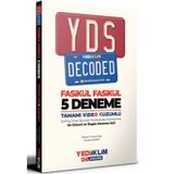 Yds Decoded Tamamı Video Çözümlü Fasikül 5 Deneme-Yediiklim Yayınları