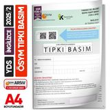 Yds Ingilizce 2025/2 Temmuz Yabancı Dil Sınavı Ösym Tıpkı Basım Çıkmış Soru Deneme Kitapçığı