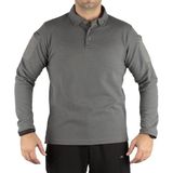 YDS PERFORMANCE POLO T-SHIRT UZUN KOLLU -GRİ - XL - Gri - Polyester