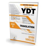 YDT İngilizce Translation Issue 8 Pelikan Yayınları