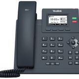 Yealink T31G IP telefon, 2 VoIP hesap makinesi, 5,8 cm (2,3 inç) grafik ekran, çift portlu Gigabit Ethernet, 802.3af PoE, güç kaynağı dahil değildir (SIP-T31G)