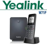 Yealink W71P SIP DECT W70B Baz İstasyonu + W71H Kablosuz El Terminali HD Ses Voip IP Telefon Seti