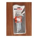 YEB 9 Parça Uzun Alyan Anahtar Seti CR-V Çelik (1.5-10 mm)