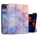 Yebiseven iPad 9./8./7. Nesil 10,2 inç için kılıf, yumuşak TPU arka kapak, iPad 10,2 inç 2022 2020 2019 için, darbeye dayanıklı tablet kılıfı, otomatik uyandırma/uyku + kalem tutucu, soyut mermer