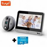 YECO Yeco Pd-20 Akıllı Görüntülü Kapı Dürbünü, Kioxia 64gb Micro Sd Kart Dahil