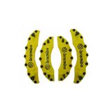 YED Brembo ile Uyumlu Kaliper Kapağı, 4'lü Set, Sarı Renk, Kabartma Yazılı