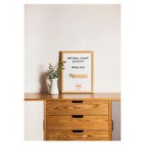 YED Frame 6 Adet - Doğal Ahşap Fotoğraf & Resim & Poster Çerçevesi - 30X42cm - 6 Adet