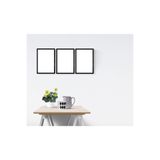 YED Frame A4 - 21x30cm Resim Çerçeve Seti - 3'lü - Siyah -