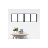 YED Frame A4 - 21x30cm Resim Çerçeve Seti - 4'lü - Siyah -
