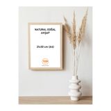 YED Frame Doğal Ahşap Fotoğraf & Resim & Poster Çerçevesi - 21x30 - A4
