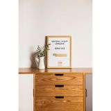 YED Frame Doğal Ahşap Resim Çerçeve - 30x42cm - A3