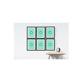 YED Frame Paspartulu 6'lı 21x30 Cm A4 Ebatlar Için Resim Çerçeve Seti -