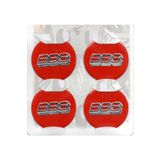 YED Jant Göbeği Arma Bbs 60mm 4lü Set Alüminyum Gold Kırmızı
