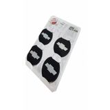 YED Jant Göbeği Arma Chevrolet Alüminyum 54mm. 4'lü Set Siyah