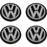 Yed Jant Göbeği Arma Volkswagen Plasto Damla 70 mm Büyük 4'lü Set