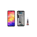 Yedcom Xiaomi Redmi Note 7 Çıtalı Siyah Ekran Lcd Dokunmatik B7000 15ML Yapıştırıcı ile beraber Yc