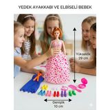 Yedek Ayakkabılı-Elbiseli Kutulu Bebek