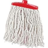 Yedek Geniş Takozlu Islak İpli Mop Paspas Başlığı - Püskül - 16 Cm. - 5 Adet