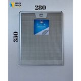 Yedek Parça Pendik En 280MM Boy 351MM Tek Tırnaklı Aspratör Filtresi - Adet-Set