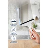YedekGaraj Ergonomik Silikon Cam Çekçek | Leke Bırakmayan Duşakabin, Banyo Aynası ve Pencere Sıyırıcı