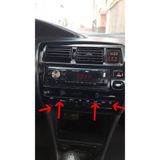 YEDEKPARCALARIM Toyota Corolla Efsane Kasa Kalorifer Yönlendirme Düğme Takımı - 4 Adet