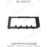 Yedektronik Roborock S8 / S8 Plus / S8 Sonic / S8 Pro Ultra Uyumlu Siyah Ana Fırça Kapağı | Yüksek Kalite