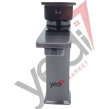Yedi Yapı Antrasit Kare Model Sabit Lavabo Bataryası