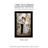 YEDİART 1 Adet 10x15 Çerçeve - Mdf Çerçeve - Fotoğraf Çerçevesi - Masa Üstü Çerçeve