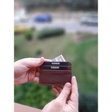 Yedideri K10 Yd Orijinal Hakiki Deri Unisex Kartlık Cüzdan - 00Kahverengi
