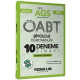 Yediiklim 2025 MEB AGS ÖABT Biyoloji Öğretmenliği Tamamı Çözümlü 10 Deneme Sınavı
