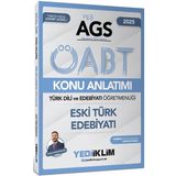 Yediiklim 2025 MEB AGS ÖABT Türk Dili ve Edebiyatı Öğretmenliği Eski Türk Dili Yeni Türk Dili Konu Anlatımı