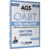 Yediiklim 2025 Meb Ags Öabt Türk Dili Ve Edebiyatı Öğretmenliği Eski Türk Edebiyatı Konu Anlatımı