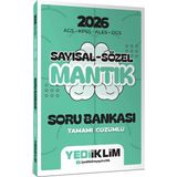 Yediiklim 2026 Ags Kpss Ales Dgs Sayısal Sözel Mantık Tamamı Çözümlü Soru Bankası