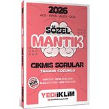 Yediiklim 2026 AGS KPSS ALES DGS Sözel Mantık Tamamı Çözümlü Çıkmış Sorular