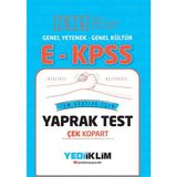 Yediiklim 2026 EKPSS GY GK Tüm Adaylar İçin Çek Kopart Yaprak Test