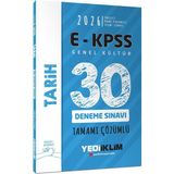 Yediiklim 2026 EKPSS Tüm Adaylar İçin Genel Kültür Tarih Tamamı Çözümlü 30 Deneme Sınavı