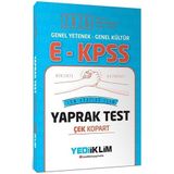 Yediiklim 2026 EKPSS Yaprak Test Çek Kopart Yediiklim Yayınları