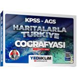Yediiklim 2026 KPSS AGS Haritalarla Türkiye Coğrafyası Hem Konu Hem Soru Hakan Bileyen