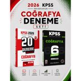 Yediiklim 2026 KPSS Coğrafya 12 Deneme & KPSS Coğrafya 6 Deneme EVP Akademi Seti