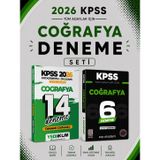 Yediiklim 2026 KPSS Coğrafya 14 Deneme & KPSS Coğrafya 6 Deneme EVP Akademi Seti