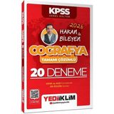 Yediiklim 2026 KPSS Coğrafya 20 Deneme Çözümlü - Hakan Bileyen Yediiklim Yayınları