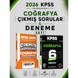 Yediiklim 2026 KPSS Coğrafya Çıkmış Sorular & KPSS Coğrafya 6 Deneme EVP Akademi Seti