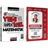 Yediiklim 2026 KPSS DGS ALES TYT 7 Yedi Adımda Temel Matematik Konu Anlatımlı Soru Bankası + Tekrar Kampı 2 li Set - Meh