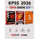 Yediiklim 2026 KPSS Genel Yetenek Genel Kültür 15 Deneme & Pegem KPSS 5 Deneme Seti