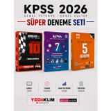 Yediiklim 2026 KPSS Genel Yetenek Genel Kültür 17 Deneme & Pegem KPSS 5 Deneme Seti