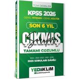 Yediiklim 2026 Kpss Genel Yetenek Genel Kültür Çıkmış Sorular Son 6 Yıl Çözümlü Yediiklim Yayınları
